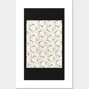 IVORY GUIPURE LACE ,,,House of Harlequin Posters and Art